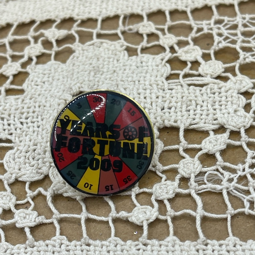 Colorful Wheel of Fortune 2009 Pin